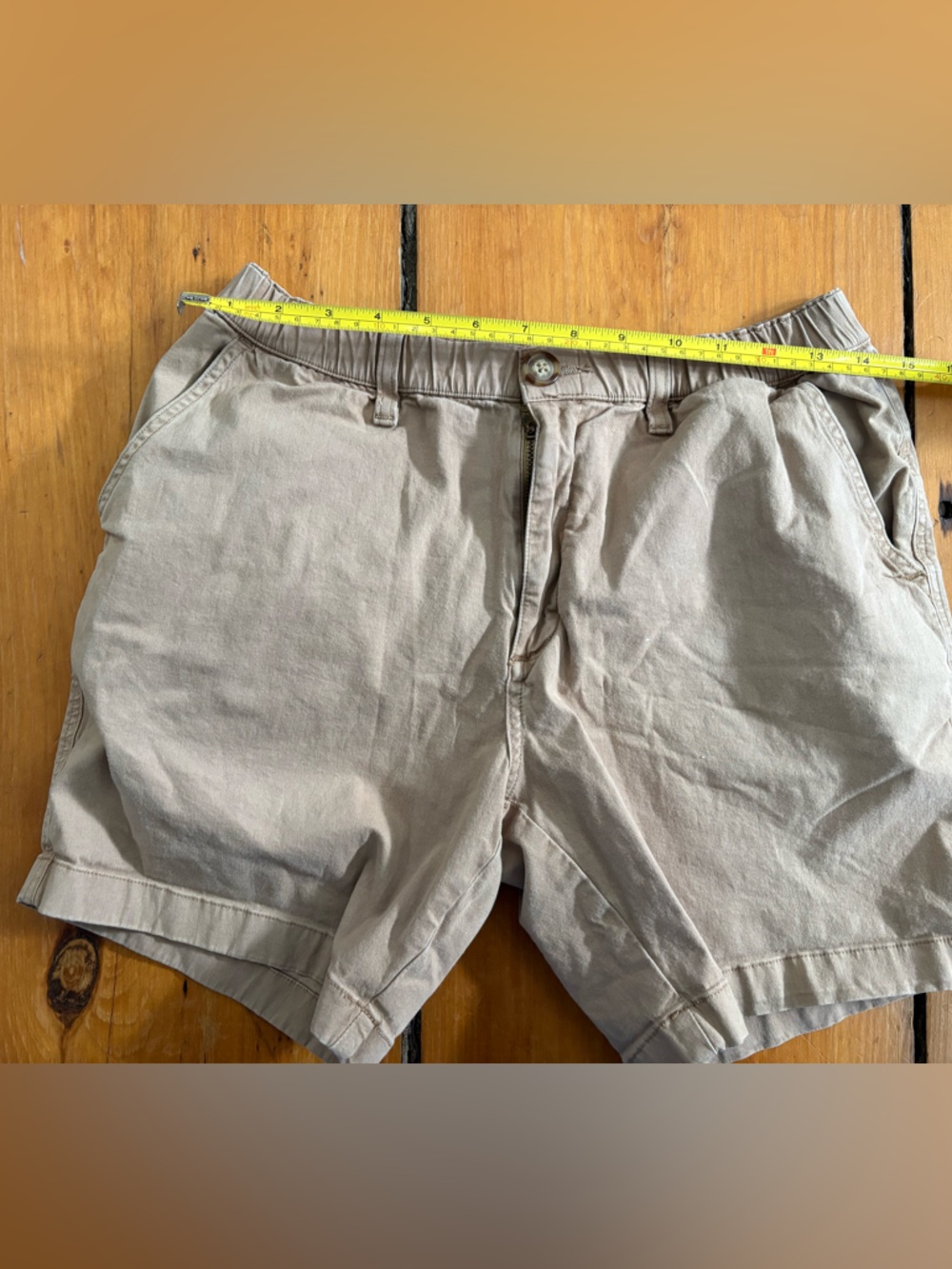 Chubbies Originals Stretch Shorts 7” Inseam Tan Khaki Light Brown - Medium (M) - Picture 10 of 12